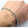 Браслет бісмарк з чорнінням Maxi Silver 9359 SE 20 см Сріблястий