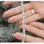 Браслет с камнями Maxi Silver 9255 SE 16-18 см Сине-желтый
