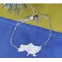 Браслет карта України Maxi Silver 9160 SE One Size Сріблястий