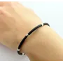 Браслет Maxi Silver 8926 SE 19 см Сріблясто-чорний