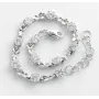 Регульований браслет метелик Maxi Silver 8811 SE 18-20.5 см Сріблястий