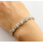 Ексклюзивний регульований браслет Maxi Silver 8809 SE 18-20 см Сріблястий