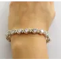 Ексклюзивний регульований браслет Maxi Silver 8809 SE 18-20 см Сріблястий