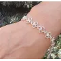 Регульований браслет трилистник Maxi Silver 8807 SE 16-18 см Сріблястий