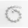 Регульований браслет трилистник Maxi Silver 8807 SE 16-19 см Сріблястий
