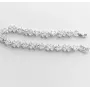Регульований браслет з камінчиками Maxi Silver 8805 SE 16-18 см Сріблястий