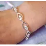 Регульований браслет маркіз Maxi Silver 8601 SE 18-20.5 см Сріблястий