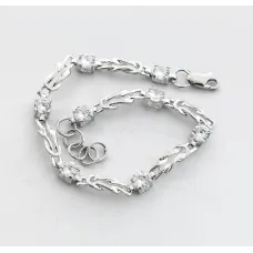 Регульований браслет вузол Maxi Silver 8600 SE 18-20 см Сріблястий Регульований браслет вузол Maxi Silver 8600 SE 18-20 см Сріблястий