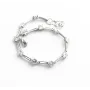 Регулируемый браслет с камнями Maxi Silver 8599 SE 16-18 см Серебристый
