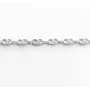 Регульований браслет з фіанітами Maxi Silver 8598 SE 18-20 см Сріблястий