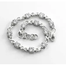Регульований браслет Maxi Silver 8115 SE 17.5-19.5 см Сріблястий