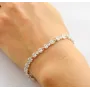 Браслет регулируемый с фианитами Maxi Silver 8114 SE 18-20.5 см Серебристый