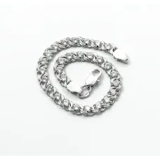 Браслет на руку з камінням Maxi Silver 8028 SE 18-20 см Сріблястий