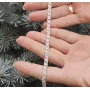 Браслет на руку з камінням Maxi Silver 8028 SE 20 см Сріблястий
