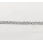 Браслет арабський бісмарк з камінням Maxi Silver 8017 SE 19.5 см Сріблястий