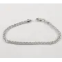 Браслет арабский бисмарк с камнями Maxi Silver 8017 SE 20 см Серебристый