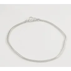 Браслет снейк Maxi Silver 7502 SE 17 см Сріблястий