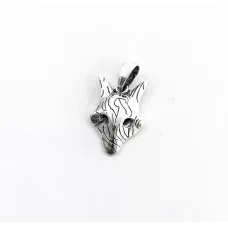 Подвеска лиса Maxi Silver 9568 2.5 см Серебристый