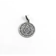 Кулон кельтський дракон Maxi Silver 9567 2.2 см Сріблястий