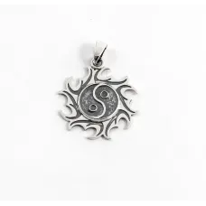 Кулон інь янь Maxi Silver 9564 3 см Сріблястий
