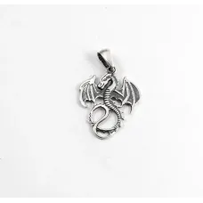 Підвіска дракон Maxi Silver 9560 3 см Сріблястий (89560)