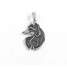 Кулон лисиця Maxi Silver 9498 2.8 см Сріблястий