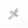 Підвіска маленький хрест Baraka Maxi Silver 9458 1.8х2.3 см Сріблястий
