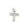 Підвіска маленький хрест Baraka Maxi Silver 9458 1.8х2.3 см Сріблястий