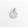 Подвеска оберег звезда Давида с фианитами Maxi Silver 9575 2.3 см Серебристый