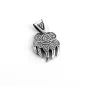 Підвіска оберіг лапа Велеса ведмідь Maxi Silver 9572 2.8х2.6 см Сріблястий
