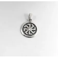 Підвіска коловрат Maxi Silver 9559 2.5 см Сріблястий