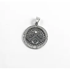 Підвіска слов'янський оберіг породілля Maxi Silver 9558 2.9 см Сріблястий