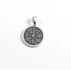 Підвіска оберіг Вегвізир Maxi Silver 9555 2.3 см Сріблястий