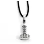 Кулон молот Тора з оберегом коловрат Maxi Silver 9549 1.8х3 см Сріблястий