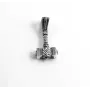 Підвіска молот Тора з оберегами коловрат та квадрат сварога Maxi Silver 9548 2.2х3 см Сріблястий