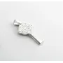 Ключ Печать победителя царя Соломона Maxi Silver 9547 3.5 см Серебристый