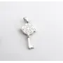 Ключ Печать победителя царя Соломона Maxi Silver 9547 3.5 см Серебристый