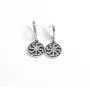 Серьги Ладинец Колядник Maxi Silver 9545 1.5х3 см Серебристый