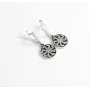 Серьги коловрат Maxi Silver 9544 1.5х3 см Серебристый