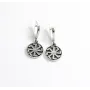 Серьги коловрат Maxi Silver 9544 1.5х3 см Серебристый