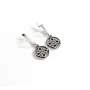 Серьги макошь Maxi Silver 9543 1.5х3 см Серебристый