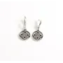 Серьги макошь Maxi Silver 9543 1.5х3 см Серебристый