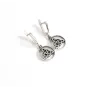 Серьги триглав Maxi Silver 9540 1.5х3 см Серебристый