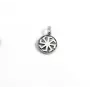Слов'янський оберіг коловрат Maxi Silver 9529 Сріблястий