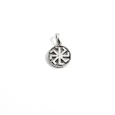 Слов'янський оберіг коловрат Maxi Silver 9529 Сріблястий Слов'янський оберіг коловрат Maxi Silver 9529 Сріблястий
