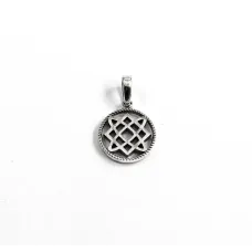 Підвіска слов'янський оберіг лади богородиці Maxi Silver 9525 1.5 см Сріблястий