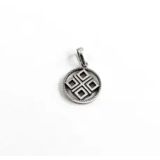 Кулон оберіг Макошь Maxi Silver 9524 1.5 см Сріблястий