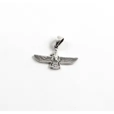 Підвіска оберіг Фаравахар Maxi Silver 9521 2.5х1.1 см Сріблястий