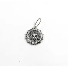 Підвіска оберіг палац діви Maxi Silver 9520 1.7 см Сріблястий