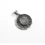 Підвіска оберіг Велеса лапа ведмедя Maxi Silver 9503 2.8 см Сріблястий